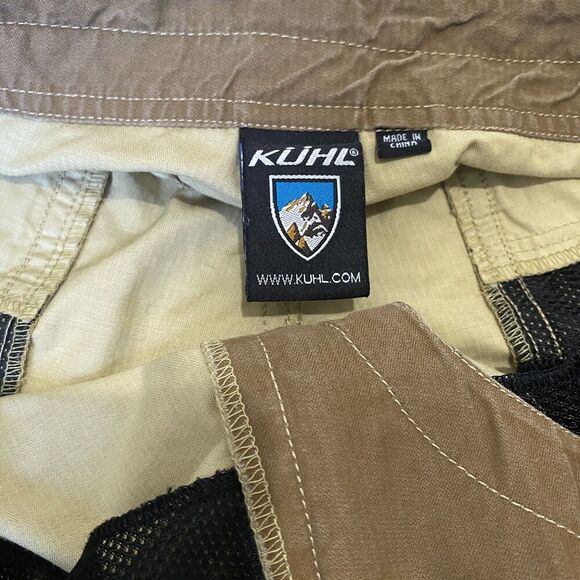 Kuhl Dry Renegade Utility Shorts Mens 38 Tan Mid Length Outdoor Hiking - Picture 6 of 8